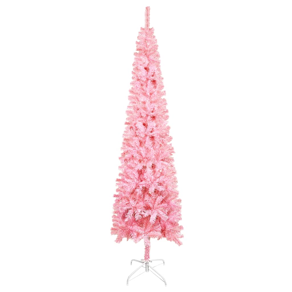 Kerstboom Smal 120 Cm Roze