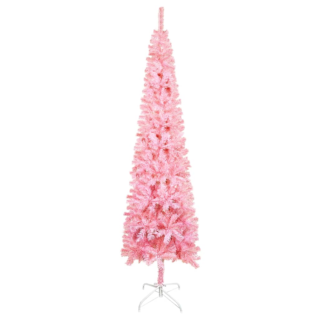 Kerstboom Smal 150 Cm Roze