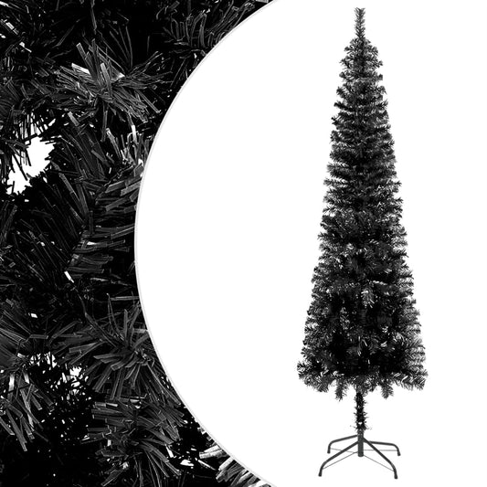 Kerstboom Smal 150 Cm Zwart