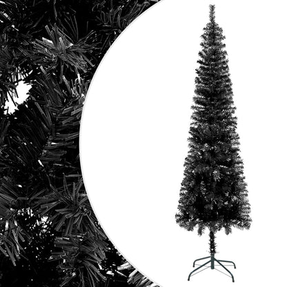 Kerstboom Smal 240 Cm Zwart
