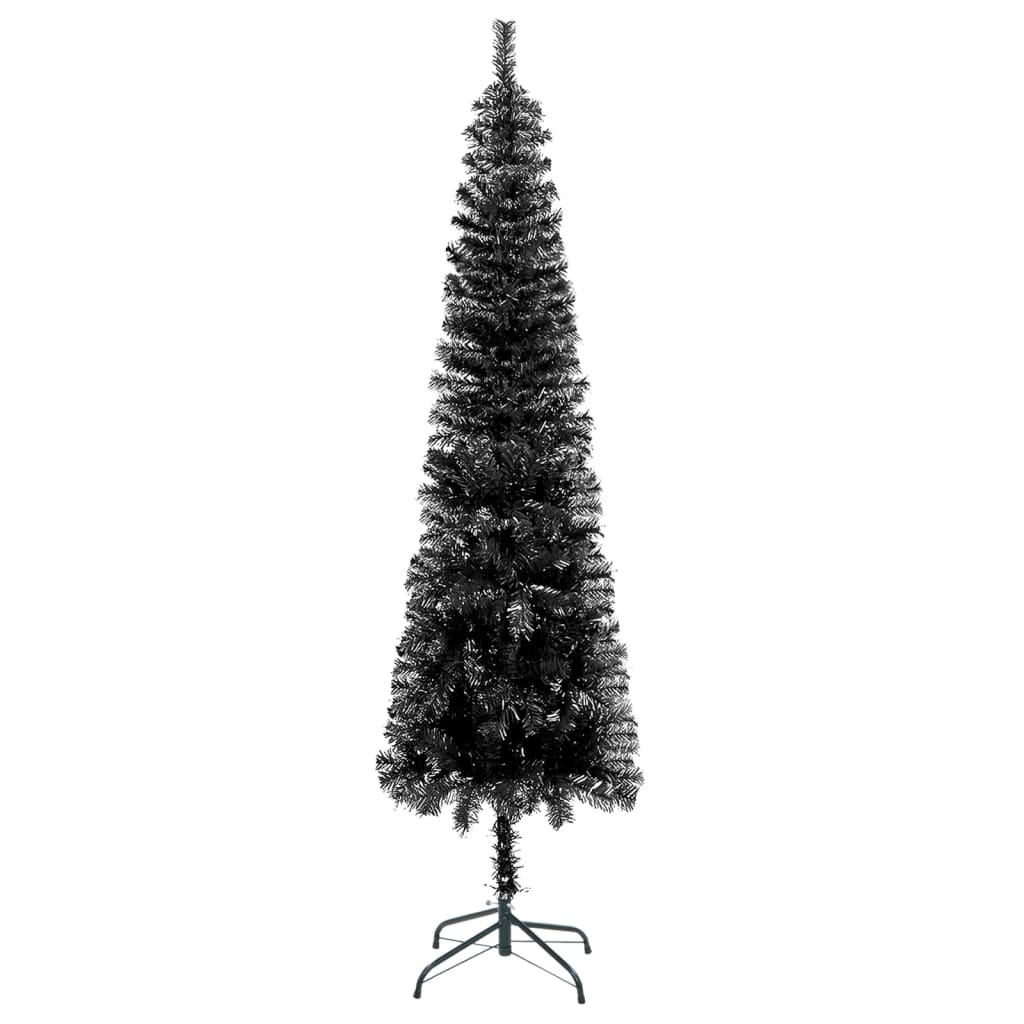 Kerstboom Smal 240 Cm Zwart