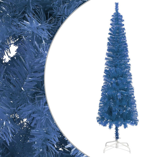 Kerstboom Smal 180 Cm Blauw