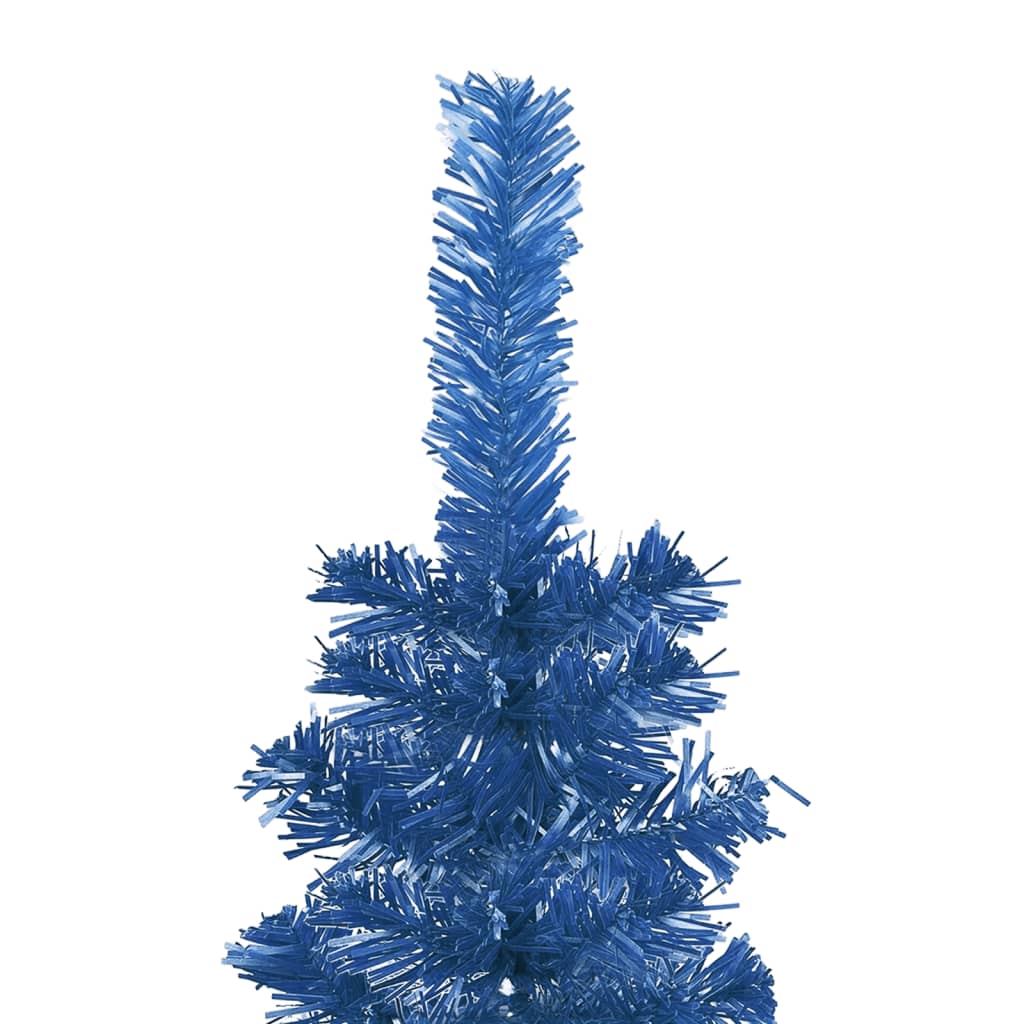 Kerstboom Smal 210 Cm Blauw