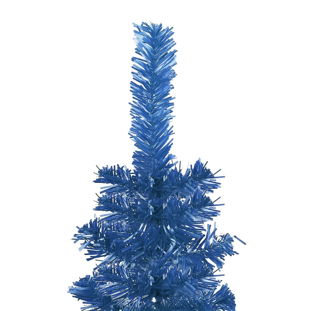 Kerstboom Smal 240 Cm Blauw