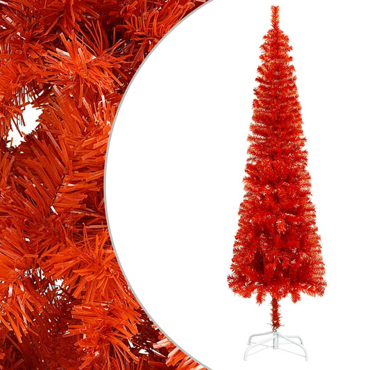 Kerstboom Smal 120 Cm Rood