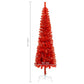 Kerstboom Smal 240 Cm Rood