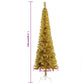 Kerstboom Smal 150 Cm Goudkleurig