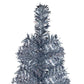 Kerstboom Smal 180 Cm Zilverkleurig