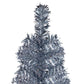 Kerstboom Smal 210 Cm Zilverkleurig