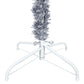 Kerstboom Smal 210 Cm Zilverkleurig