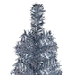 Kerstboom Smal 240 Cm Zilverkleurig