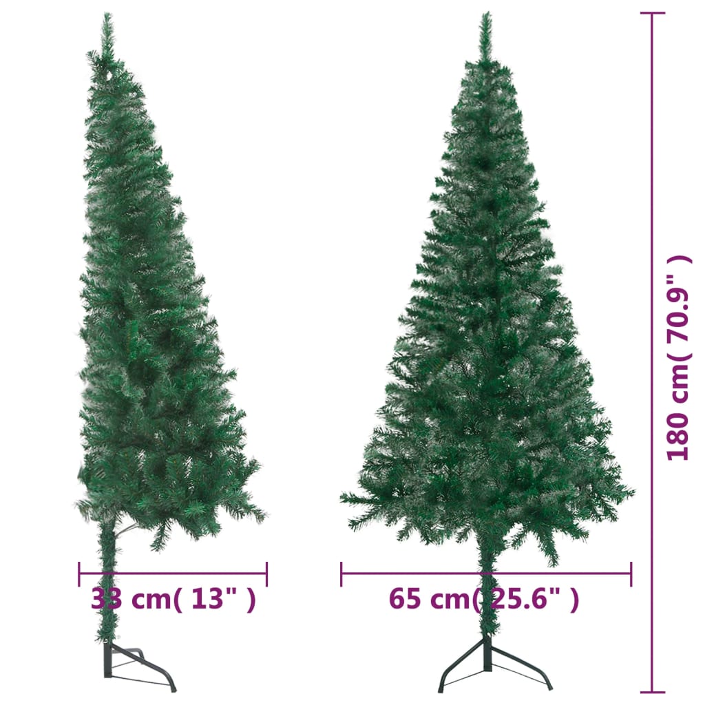 Kunstkerstboom Hoek 180 Cm Pvc Groen