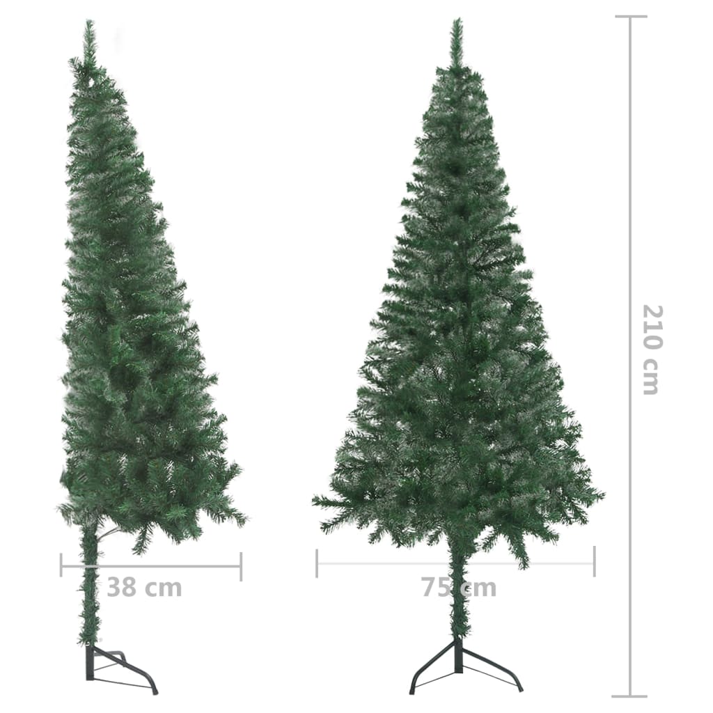 Kunstkerstboom Hoek 210 Cm Pvc Groen