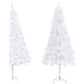 Kunstkerstboom Hoek 240 Cm Pvc Wit