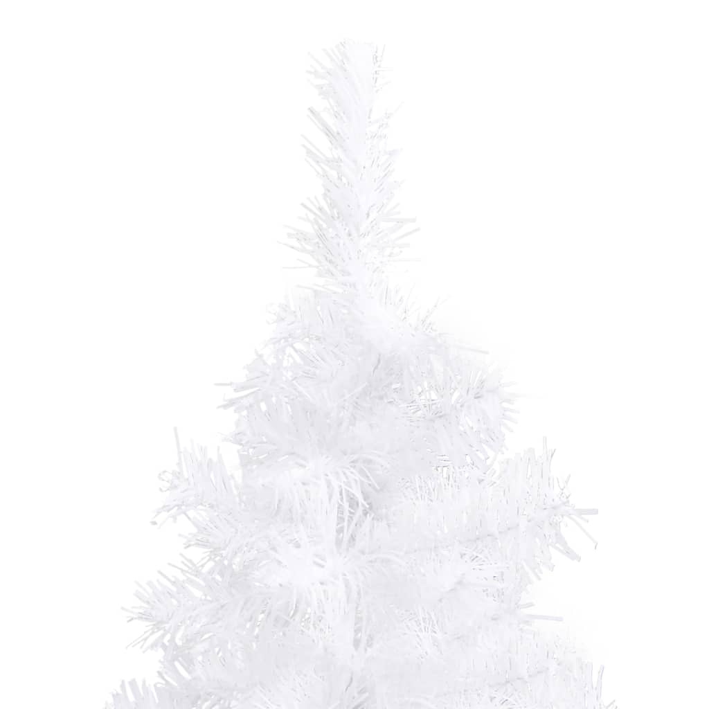 Kunstkerstboom Hoek 240 Cm Pvc Wit