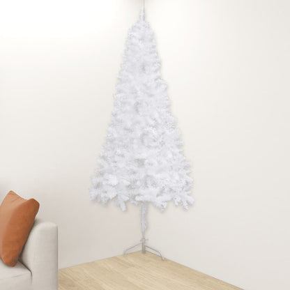 Kunstkerstboom Hoek 240 Cm Pvc Wit