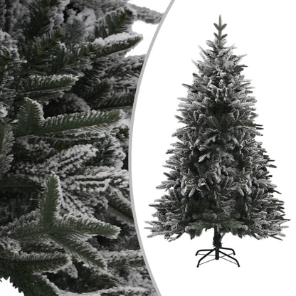 Kunstkerstboom Met Sneeuwvlokken 150 Cm Pvc En Pe Groen