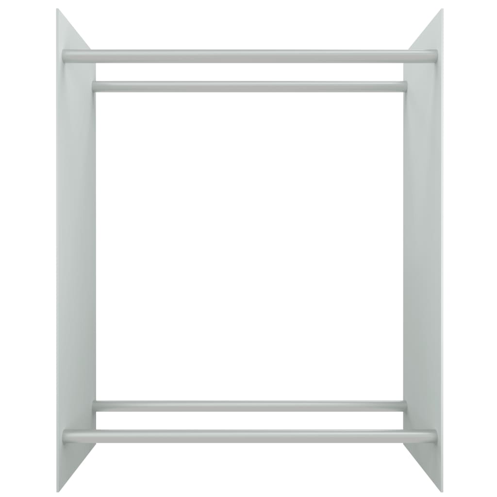 Haardhoutrek 80X35X100 Cm Gehard Glas Wit