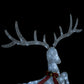 Kerstversiering Vliegend Rendier Koudwit 120 Led's Zilverkleurig