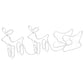 Buitenkerstversiering Rendier En Slee 576 Led's