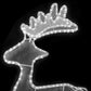 Kerstversiering Rendier Met Mesh 306 Led's 60X24X89 Cm