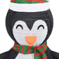 Kerstpinguïn Decoratief Led 60 Cm Luxe Stof