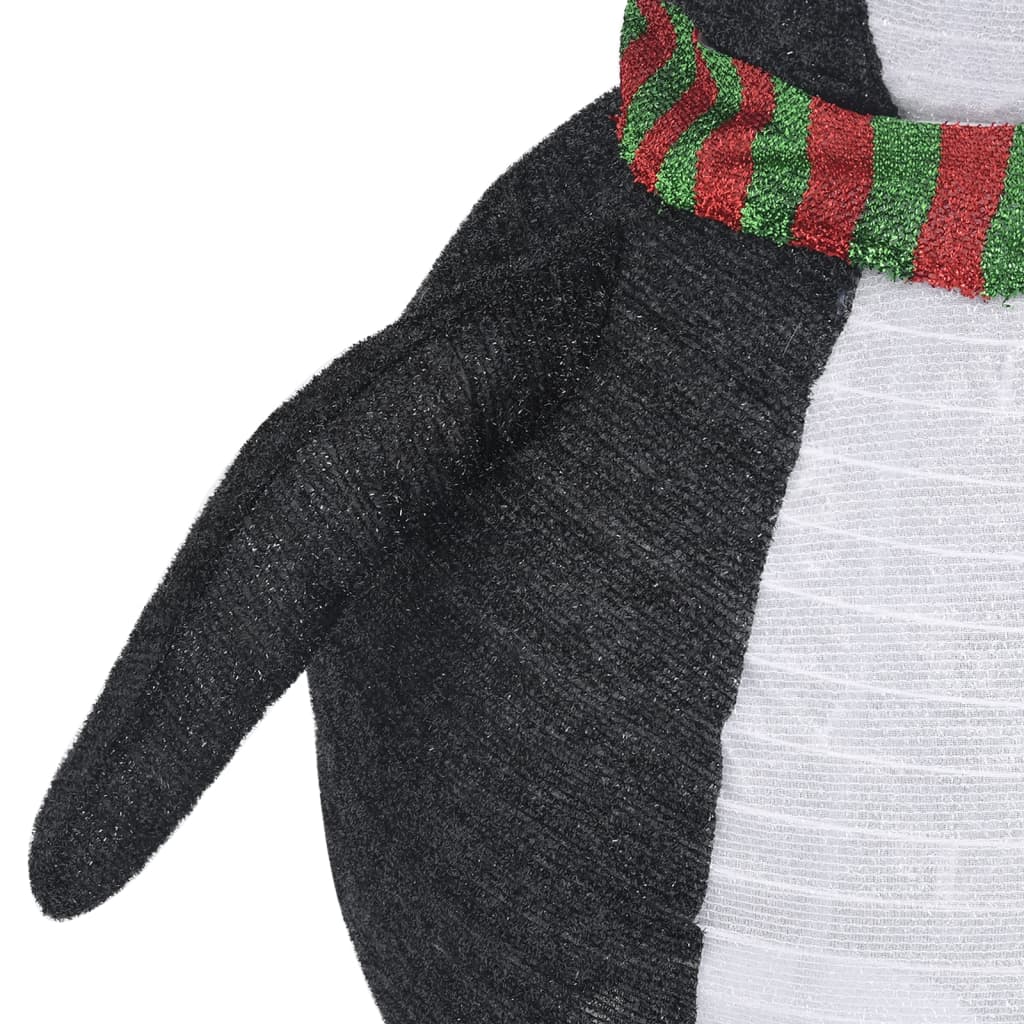 Kerstpinguïn Decoratief Led 60 Cm Luxe Stof