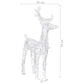 Kerstdecoratie Rendieren En Slee 280X28X55 Cm Acryl