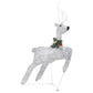 Buitenkerstversiering Rendieren En Slee 100 Led's Zilverkleurig