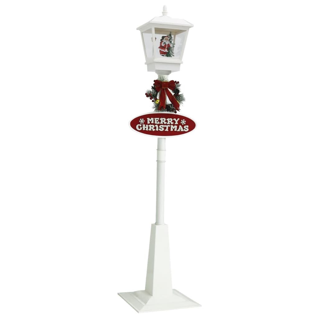 Straatlantaarn Met Kerstman Led 180 Cm