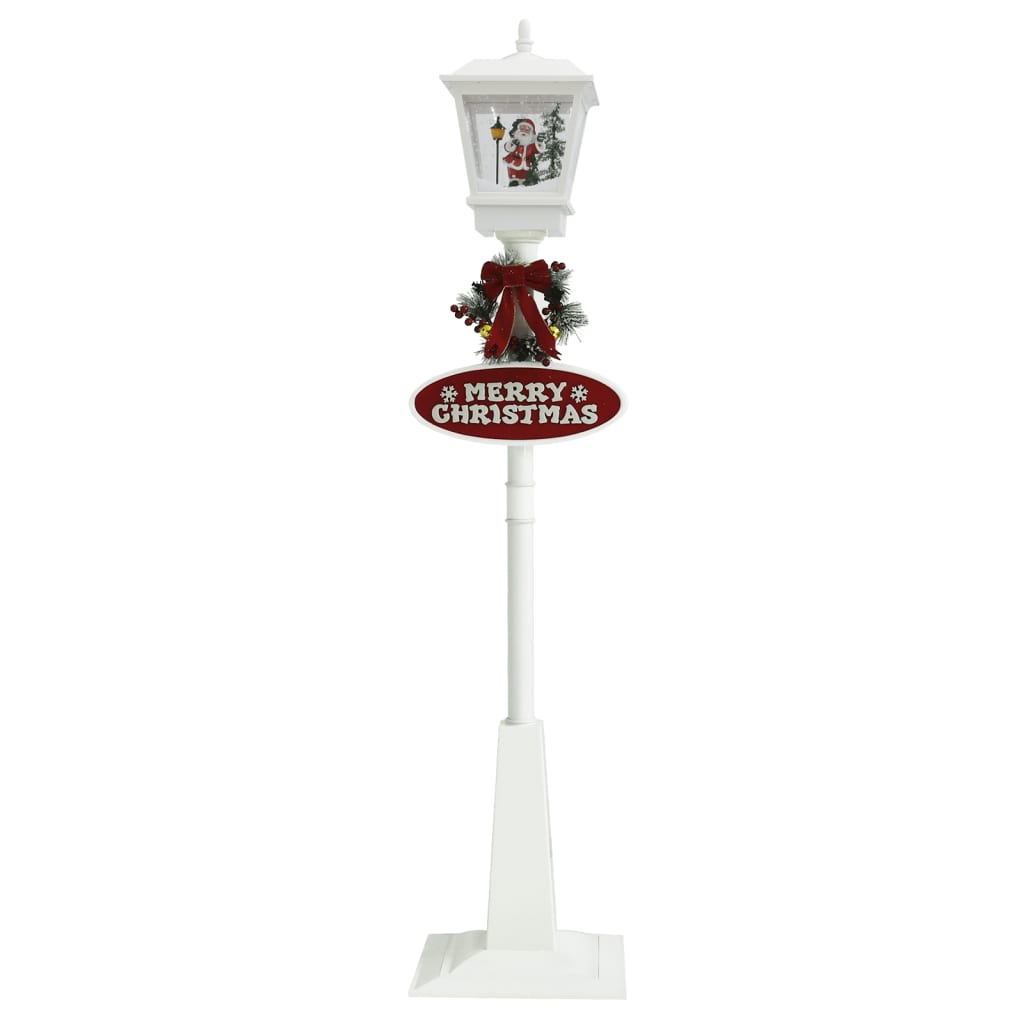Straatlantaarn Met Kerstman Led 180 Cm