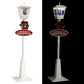 Straatlantaarn Met Kerstman Led 180 Cm