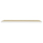 Wandschappen Zwevend 2 St 90X23,5X3,8 Cm Mdf Eikenkleurig Wit