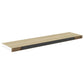 Wandschappen Zwevend 2 St 90X23,5X3,8 Cm Mdf Eikenkleurig Wit
