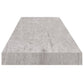 Wandschap Zwevend 90X23,5X3,8 Cm Mdf Betongrijs