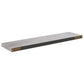 Wandschappen Zwevend 2 St 90X23,5X3,8 Cm Mdf Betongrijs