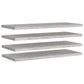 Wandschappen Zwevend 4 St 90X23,5X3,8 Cm Mdf Betongrijs