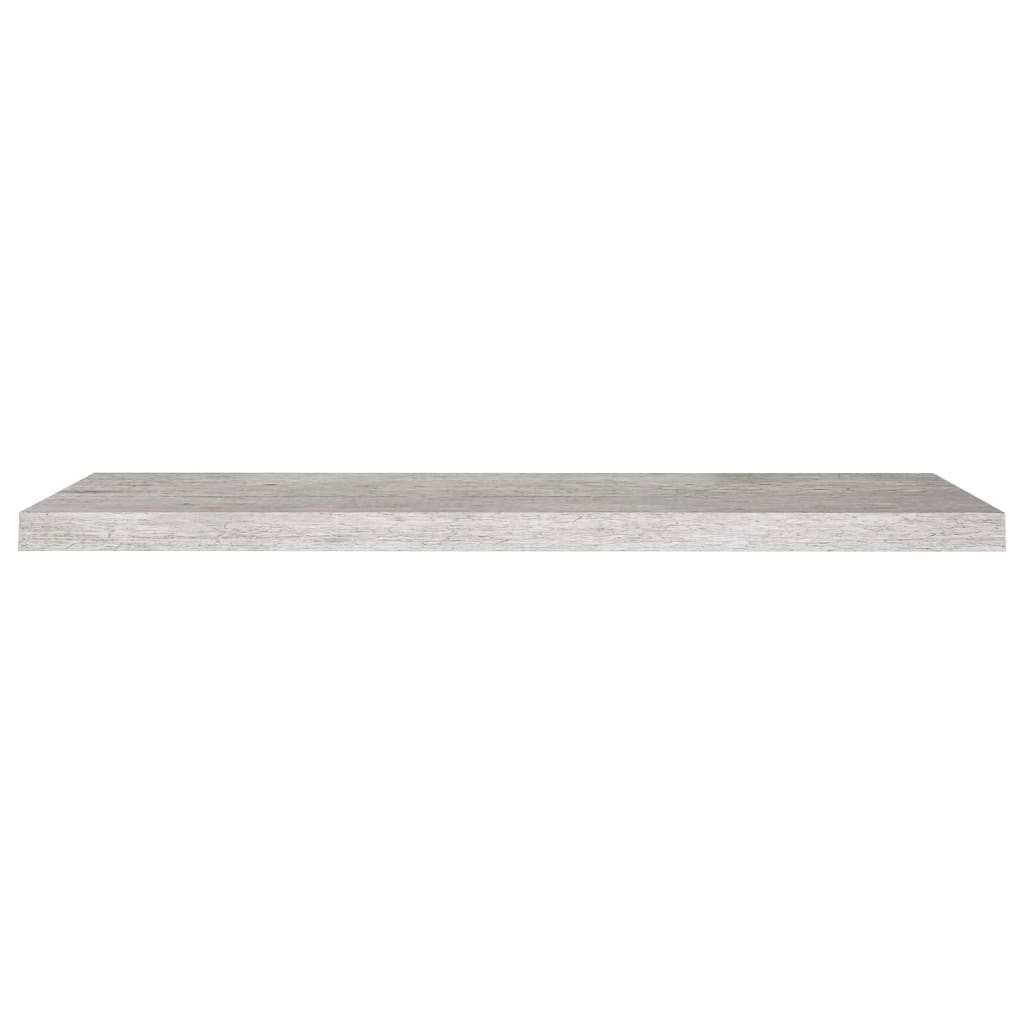 Wandschappen Zwevend 4 St 90X23,5X3,8 Cm Mdf Betongrijs