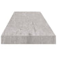 Wandschappen Zwevend 4 St 90X23,5X3,8 Cm Mdf Betongrijs