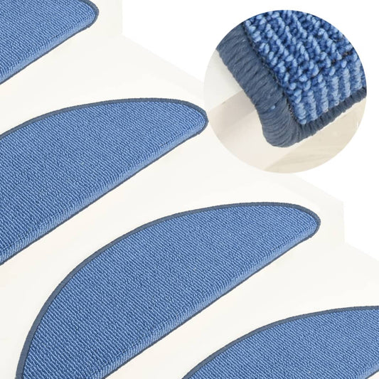 Trapmatten 15 St 65X21X4 Cm Blauw