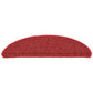 Trapmatten 15 St 65X21X4 Cm Rood