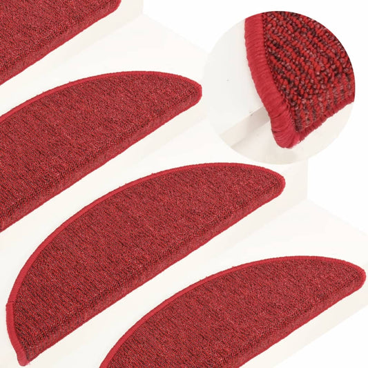 Trapmatten 15 St 65X21X4 Cm Rood