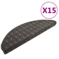 Trapmatten 15 St 56X20 Cm Antracietkleurig