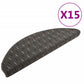 Trapmatten 15 St 65X25 Cm Antracietkleurig