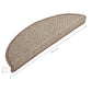 Trapmatten 15 St 56X20 Cm Bruin