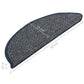 Trapmatten 15 St 56X20 Cm Donkerblauw