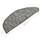 Trapmatten 15 St 56X20 Cm Antracietkleurig