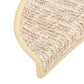 Trapmatten 15 St 65X25 Cm Crèmekleurig