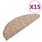 Trapmatten 15 St 65X25 Cm Lichtbruin