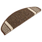 Trapmatten 15 St Zelfklevend 65X25 Cm Donkerbruin